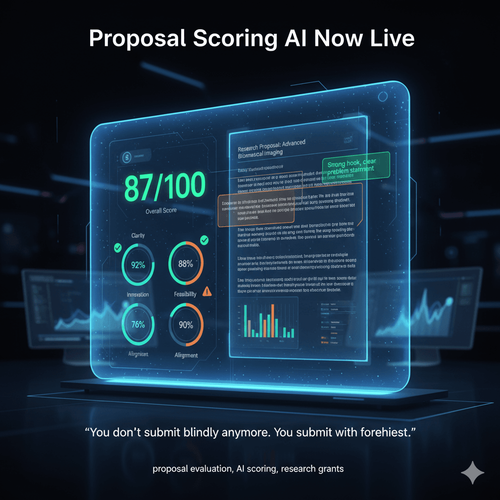 Proposal Scoring AI Now Live: The End of "Blind" Submissions